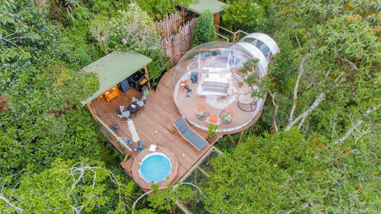Bubblesky Glamping Guatape Hotell Exteriör bild