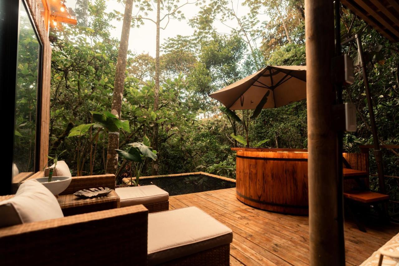 Bubblesky Glamping Guatape Hotell Exteriör bild