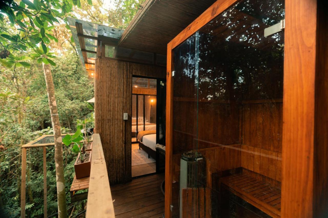 Bubblesky Glamping Guatape Hotell Exteriör bild