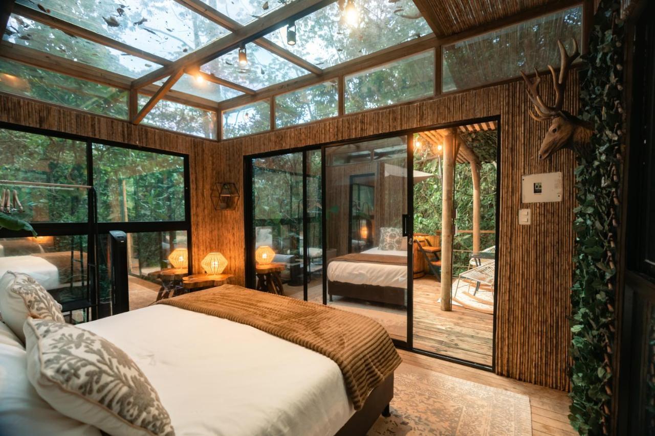Bubblesky Glamping Guatape Hotell Exteriör bild