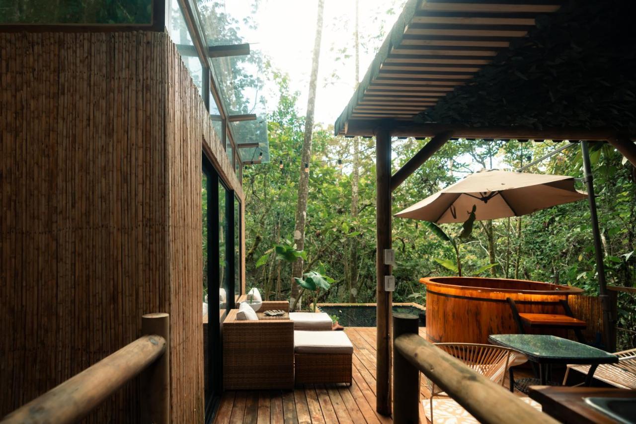 Bubblesky Glamping Guatape Hotell Exteriör bild
