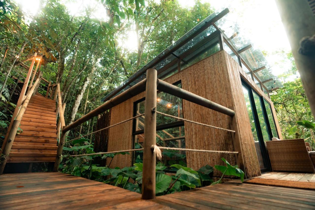 Bubblesky Glamping Guatape Hotell Exteriör bild