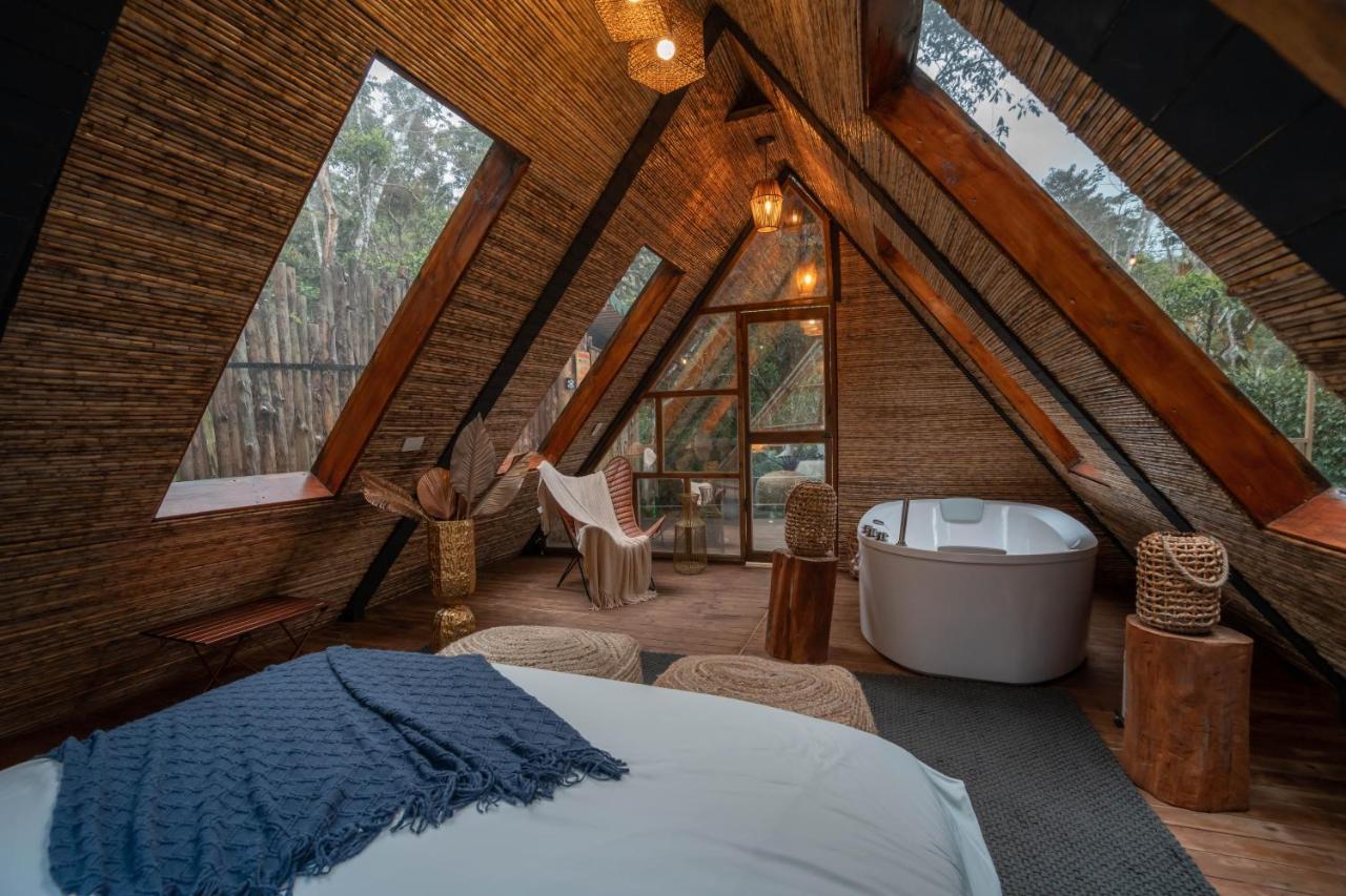 Bubblesky Glamping Guatape Hotell Exteriör bild