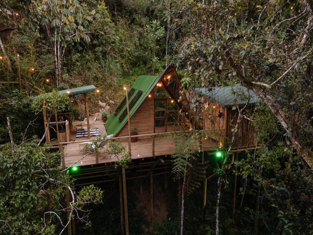 Bubblesky Glamping Guatape Hotell Exteriör bild