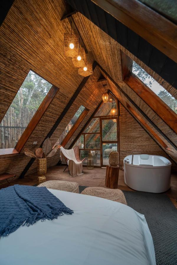 Bubblesky Glamping Guatape Hotell Exteriör bild