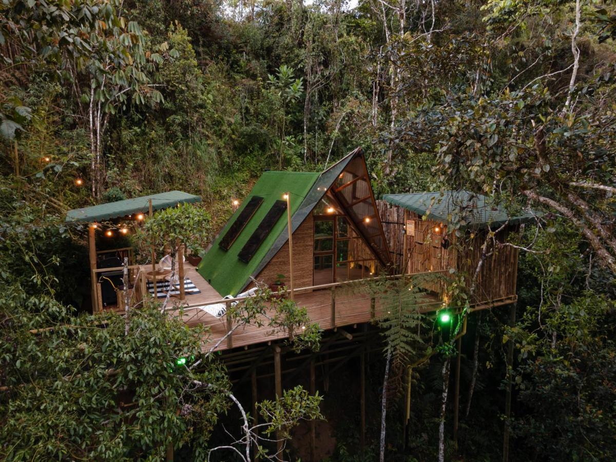 Bubblesky Glamping Guatape Hotell Exteriör bild