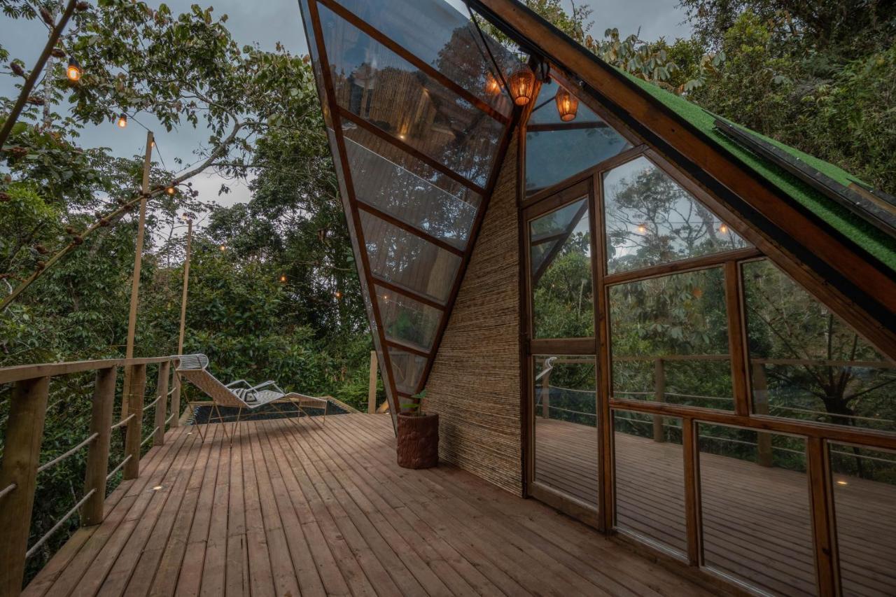 Bubblesky Glamping Guatape Hotell Exteriör bild