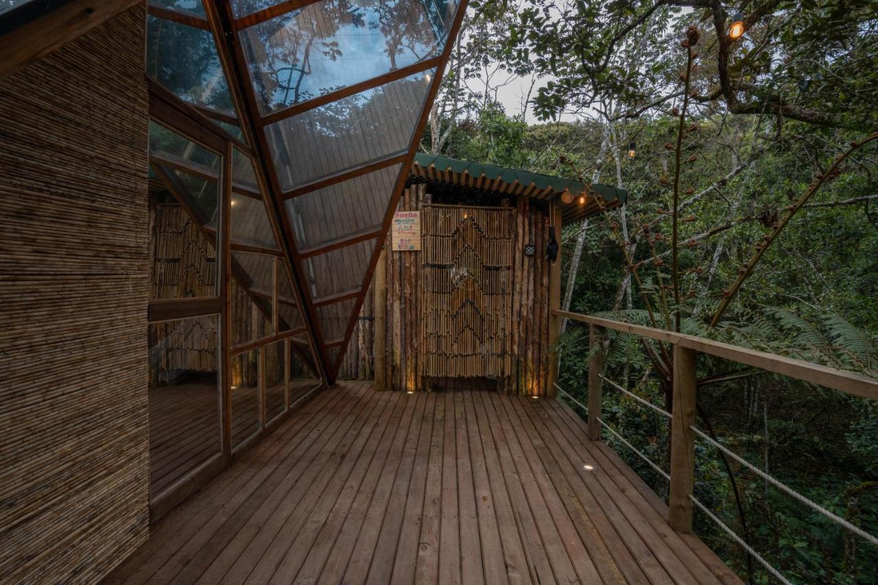 Bubblesky Glamping Guatape Hotell Exteriör bild