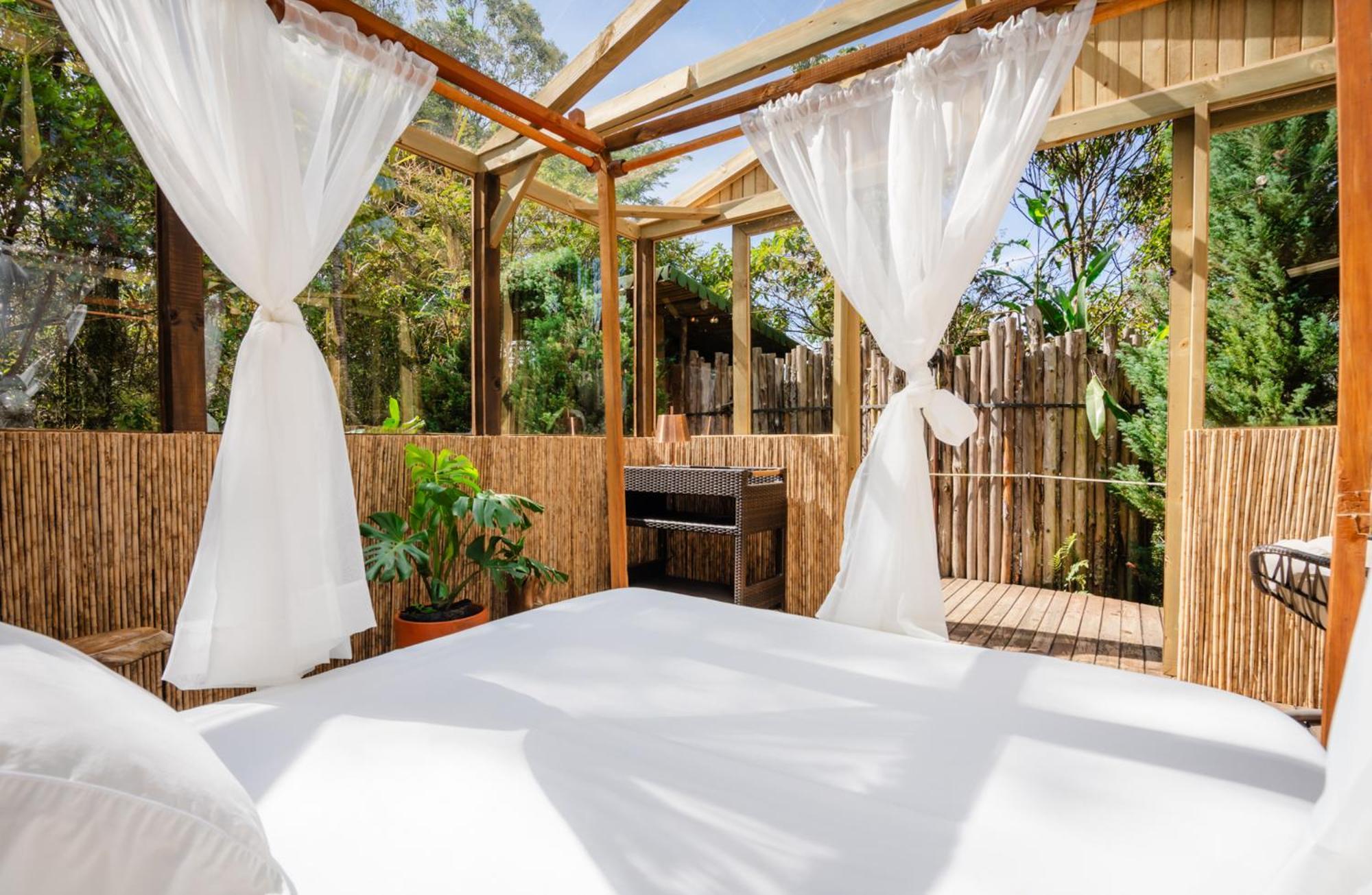 Bubblesky Glamping Guatape Hotell Exteriör bild